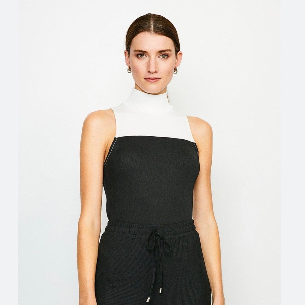 Karen Millen color block top